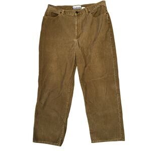 Vintage Old Navy mens mechanics beige Y2K corduroy pants size 36x30